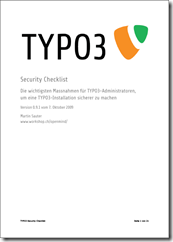 TYPO3 Security Checklist v0.9.3