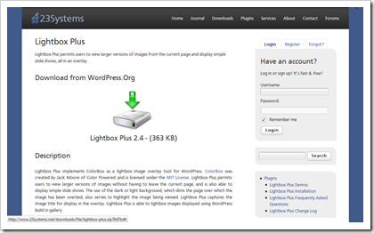 Lightbox Plus (Plug-in für WordPress)