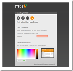 TYPO3 Version 4.4: Installer